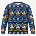 Corgi Christmas Snow Globe All Over Print Sweater