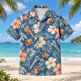 Coupling Plumber Hawaiian Shirt