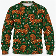 Dachshund Christmas Lights All Over Print Sweater