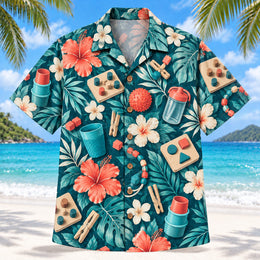Daily Tools Teal Occupational Therapist Hawaiian Shirt