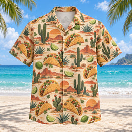 Desert Taco Tex-Mex Hawaiian Shirt