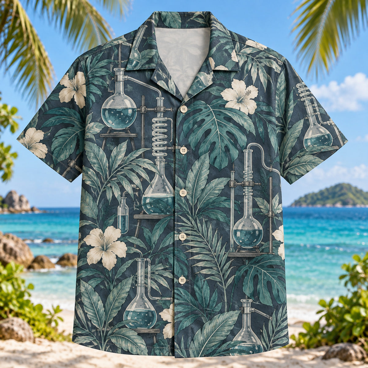 Distillation Study Chemistry Hawaiian Shirt