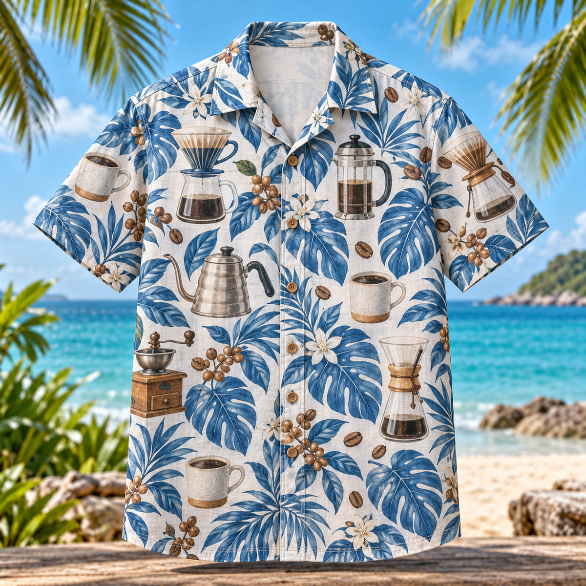 Drip Coffee Specialty Coffee Hawaiian Shirt