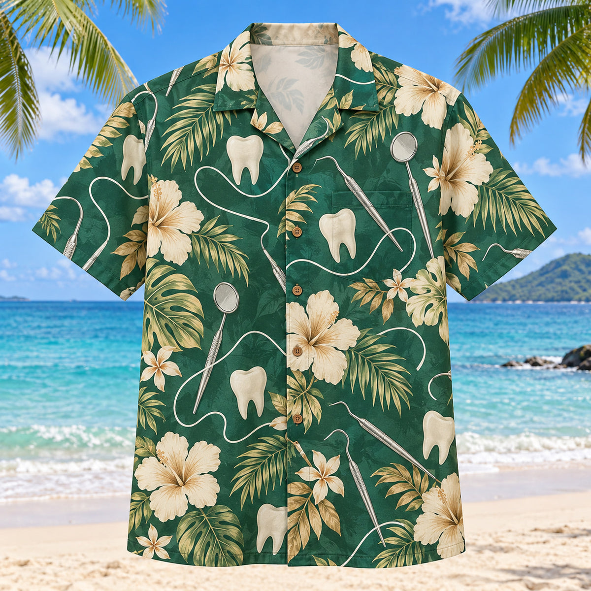 Floss Arc Dentist Hawaiian Shirt