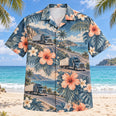 Freight Trailer Truck Driver Hawaiian Shirt