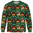French Bulldog Christmas Bells All Over Print Ugly Sweater