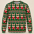French Bulldog Christmas Stocking All Over Print Ugly Sweater