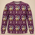 French Bulldog Snow Globe Christmas All Over Print Ugly Sweater