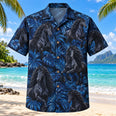 Friesian Midnight Horse Hawaiian Shirt