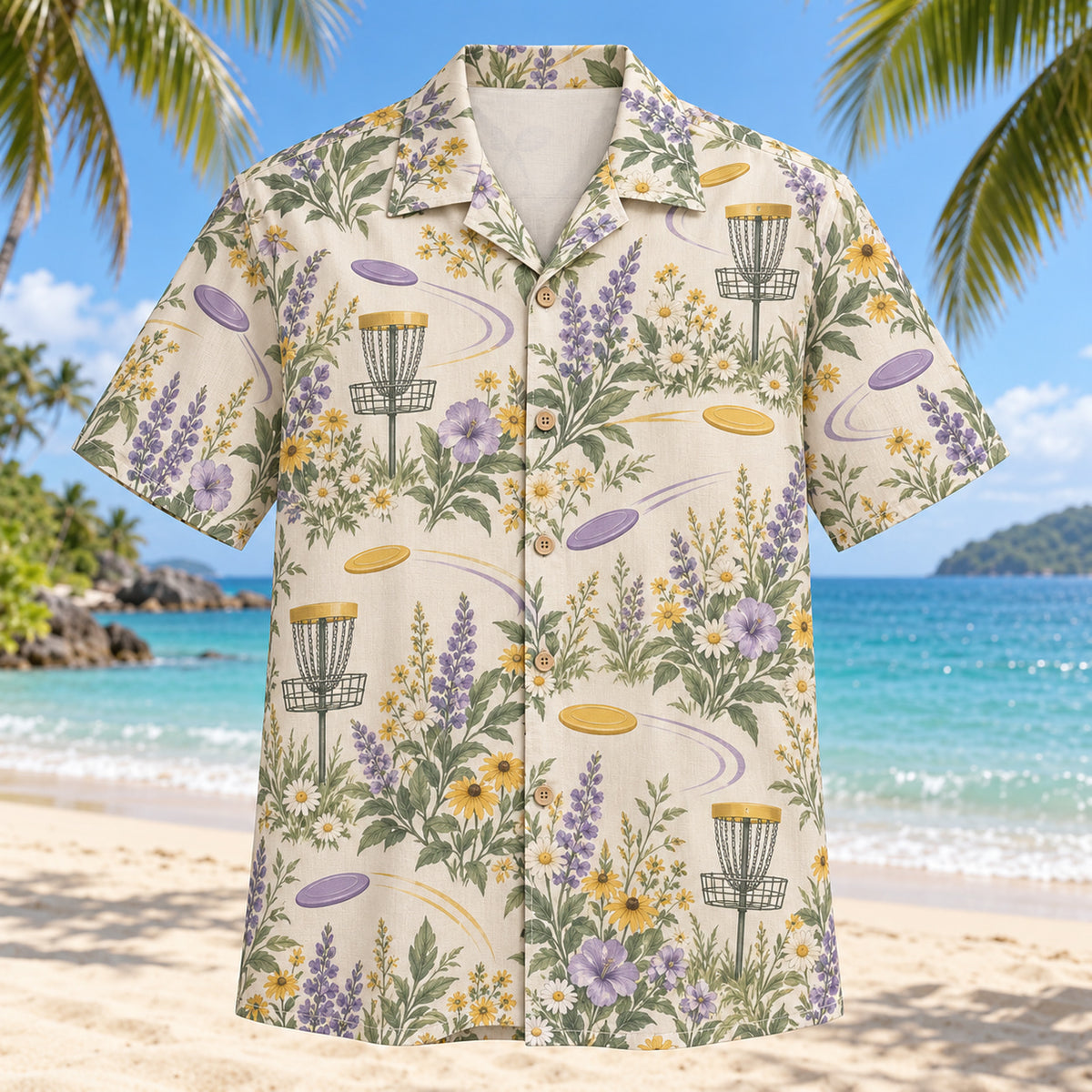 Garden Disc Golf Hawaiian Shirt