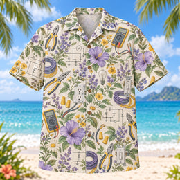Garden Electrician Hawaiian Shirt