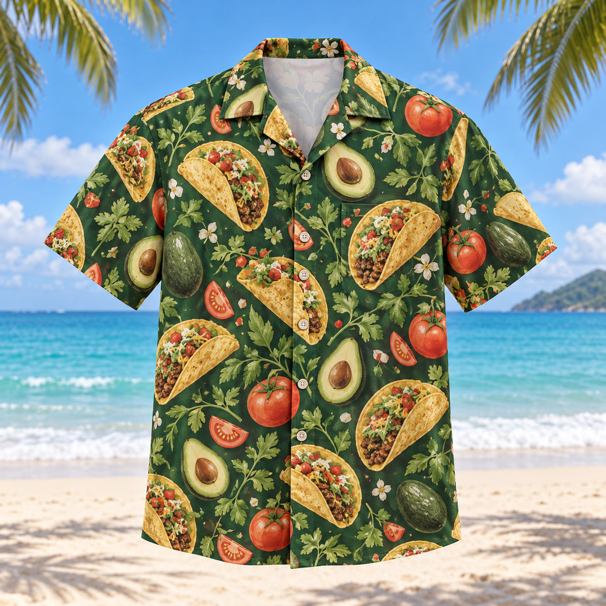 Garden Supper Taco Hawaiian Shirt