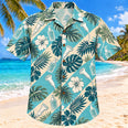 Gel And Garden Aqua Sand Diagnostic Medical Sonographer Hawaiian Shirt