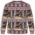 German Shepherd Winter Lantern Ugly Sweater