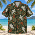Ghost Garden Adult Halloween Hawaiian Shirt