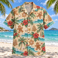 Gingerbread Shore Christmas Hawaiian Shirt