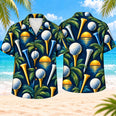 Golf Tee Palm Hawaiian Shirt