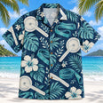 Goniometer Garden Navy Physical Therapist Hawaiian Shirt