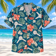 Goniometer Garden Teal Physical Therapist Hawaiian Shirt