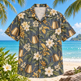 Gooseneck Garden Specialty Coffee Hawaiian Shirt