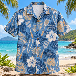 Grill Tools BBQ Hawaiian Shirt