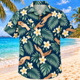 Hands And Palm Navy Cream Social Worker Hawaiian Shirt