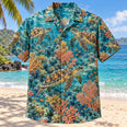 Hawksbill Reef Sea Turtle Hawaiian Shirt