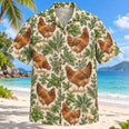 Hen Egg Garden Chicken Hawaiian Shirt
