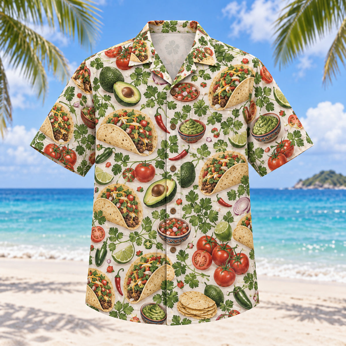 Herb Market Taco Hawaiian Shirt