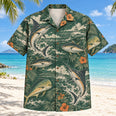 Heritage Trails Saltwater Fishing Hawaiian Shirt