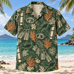 Heritage Trails Scuba Diving Hawaiian Shirt