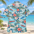 Hibiscus Kayak and Canoe Hawaiian Shirt