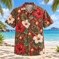 Holiday Hibiscus Christmas Hawaiian Shirt
