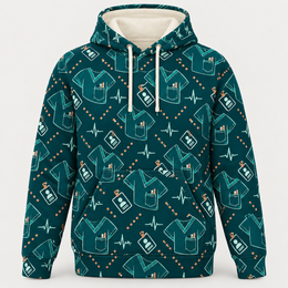 Registered Nurse Teal Scrub Shift Hoodie & Zip Hoodie | Nurse Gift