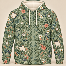 Registered Nurse Botanical Stethoscope Garden Hoodie & Zip Hoodie | Nurse Gift