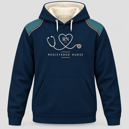 Registered Nurse Stethoscope Hoodie & Zip Hoodie | RN Gift