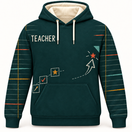 Elementary Teacher Learning Steps Hoodie & Zip Hoodie | Teacher Gift