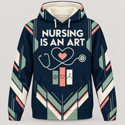 Registered Nurse Nursing Is an Art Hoodie front mockup