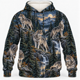 Wolf Northern Pines All Over Print Apparel