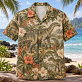Iguanodon Garden Dinosaur Hawaiian Shirt