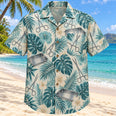 Instrument Garden Aqua Sand Surgical Technologist Hawaiian Shirt
