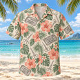 Instrument Garden Coral Sage Surgical Technologist Hawaiian Shirt