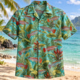 Killifish Botanical Freshwater Aquarium Hawaiian Shirt
