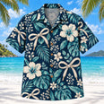 Lace and Leaf Navy Occupational Therapist Hawaiian Shirt