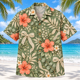 Lace and Leaf Sage Occupational Therapist Hawaiian Shirt