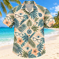 Lens and Palm Sunset Optometrist Hawaiian Shirt