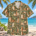 Library Garden Book Lover Hawaiian Shirt
