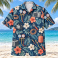 Manifold Gauge HVAC Hawaiian Shirt
