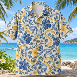 Measuring Tape Sewing and Quilting Hawaiian Shirt