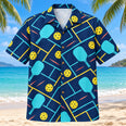 Midnight Court Rally Pickleball Hawaiian Shirt